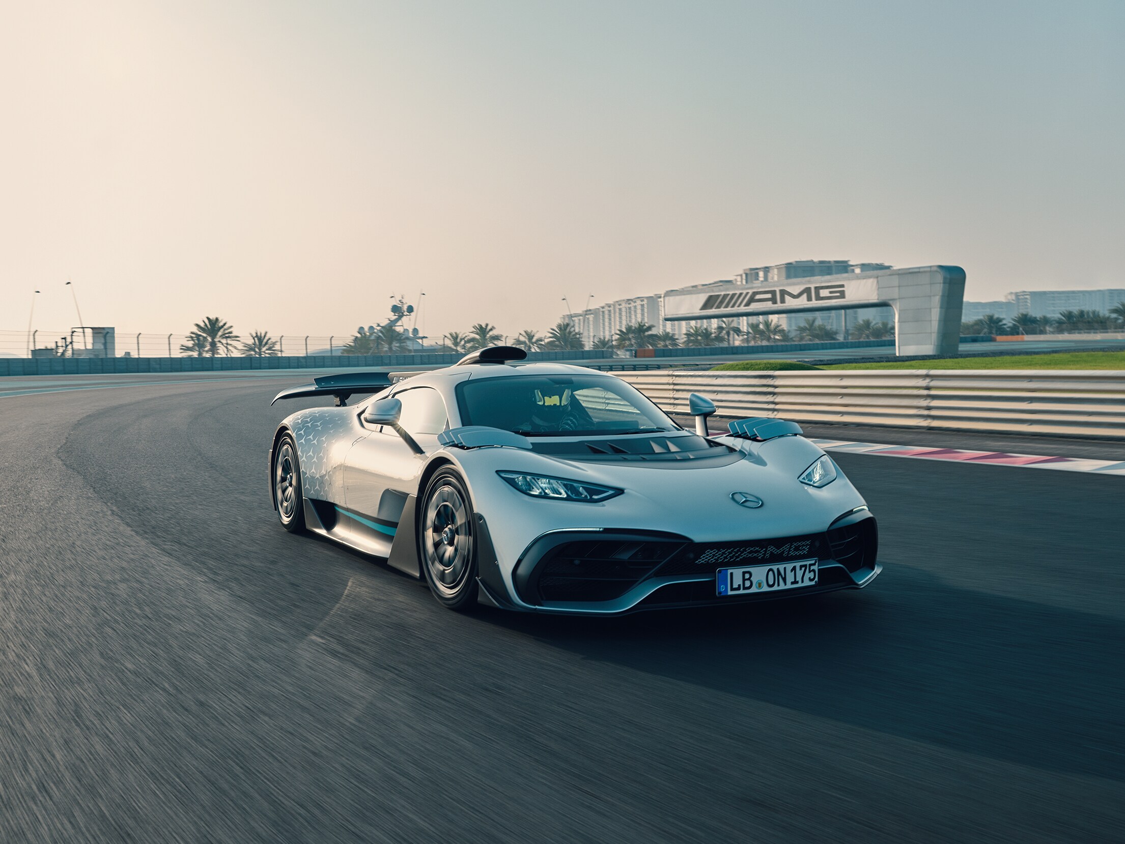 Mercedes-AMG ONE on the racetrack
