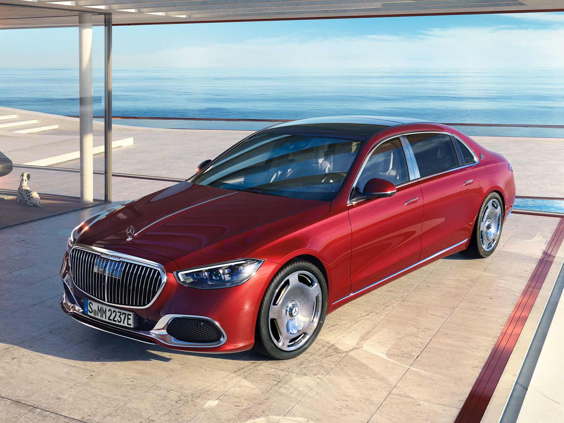 S 580 e with EQ Technology | Trademark | Mercedes-Maybach The Mercedes-Maybach S 580 e with EQ Technology.
