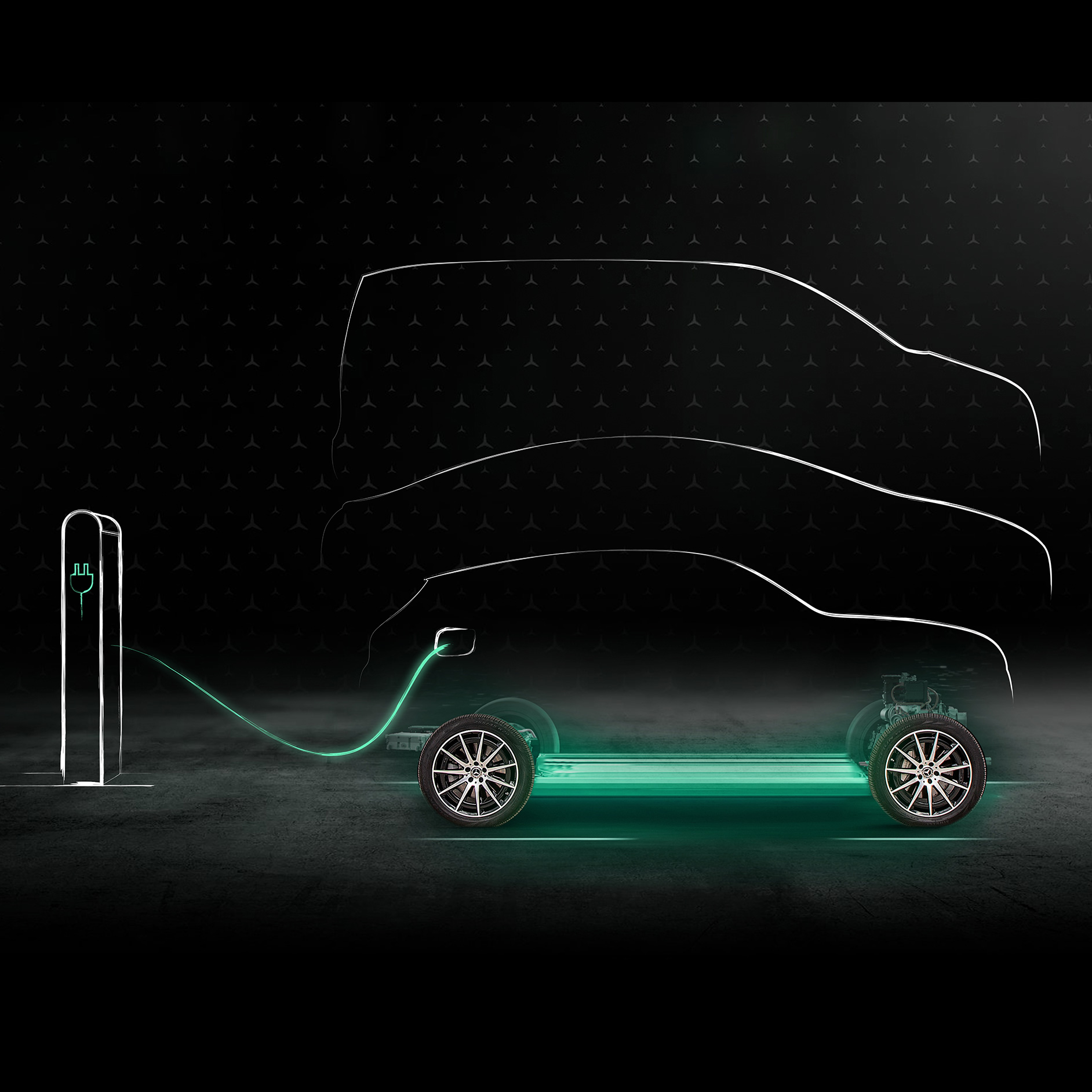 Green Charging | Charging & Services | Mercedes-EQ An animation showing the Green Charging function.