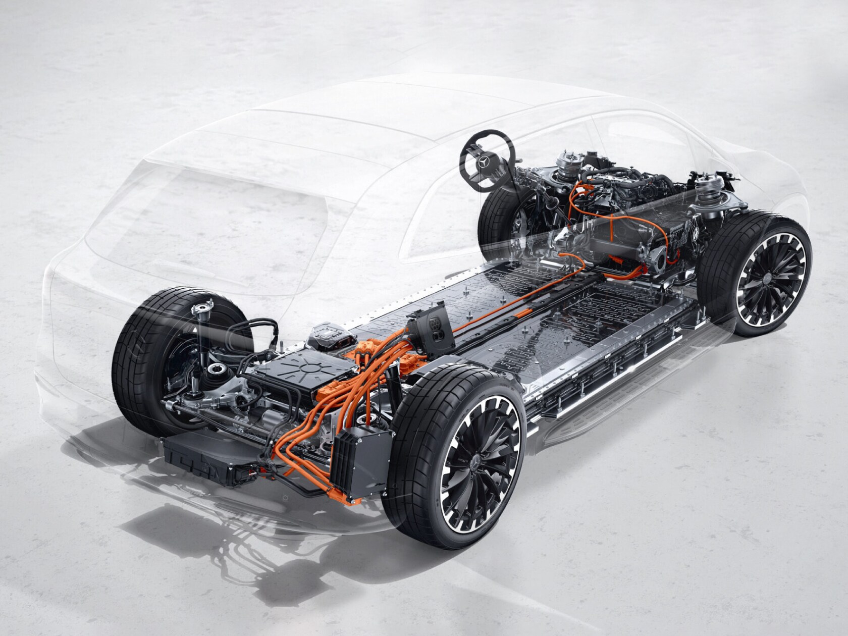 普通充電（AC200V）と急速充電（CHAdeMO）に対応した充電システム