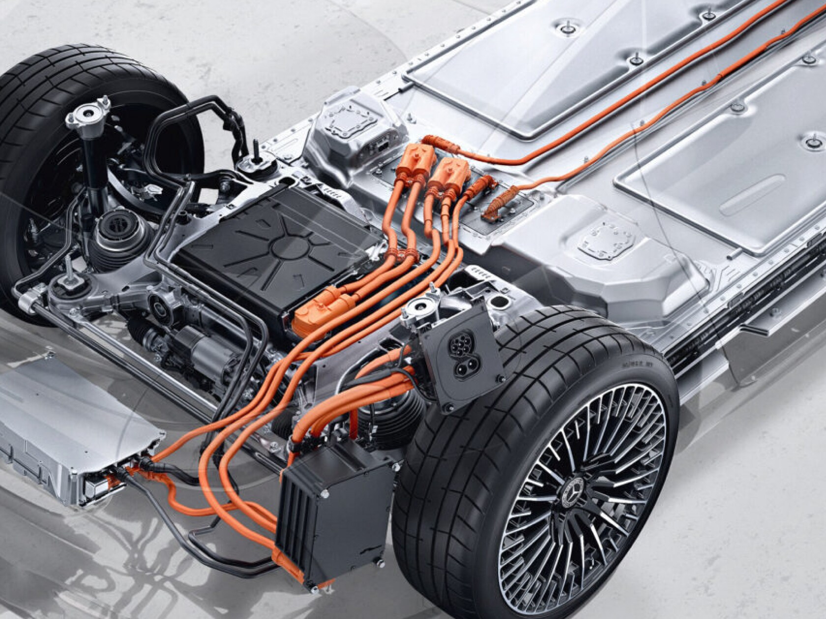 普通充電（AC200V）と急速充電（CHAdeMO）に対応した充電システム