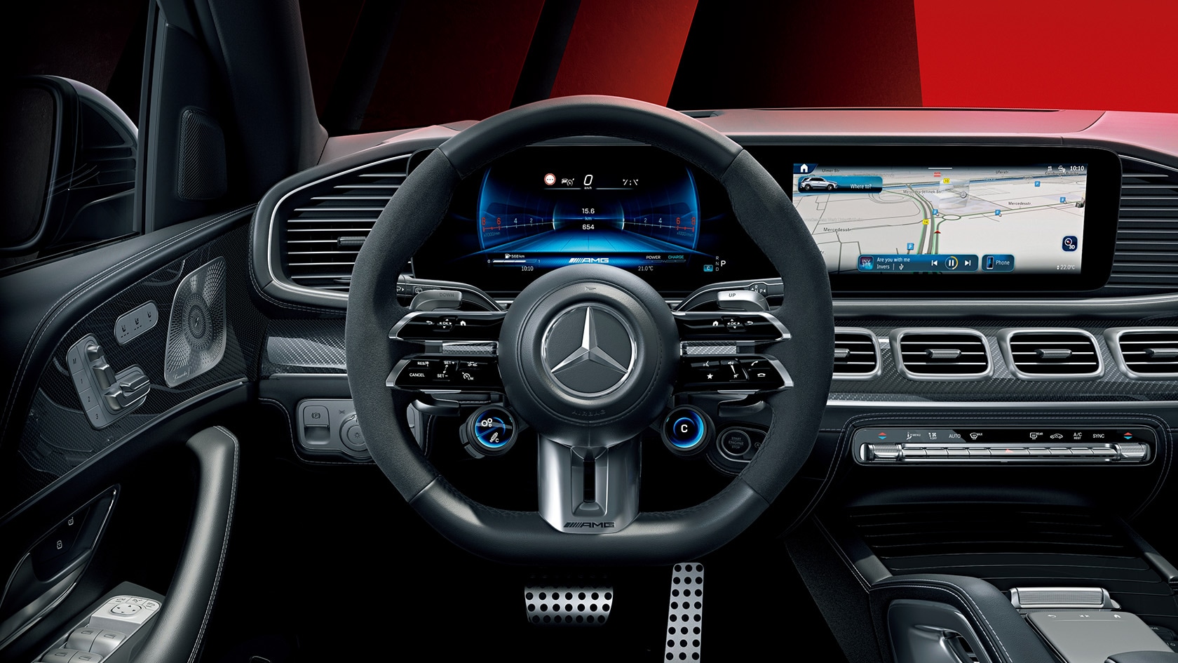 高品質CRY製ブラックエディション！GLE53ルックスマフラーカット一式セット。 Mercedes-AMG GLE