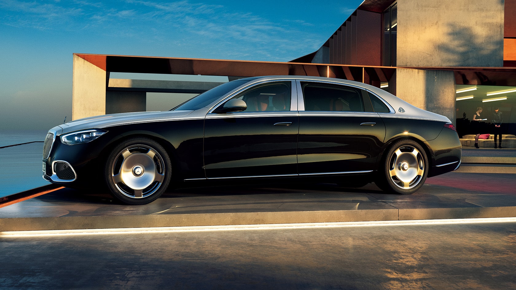 メルセデス-Maybach S-Class ４WS機構 Mercedes-Maybach Haute Voiture Concept Previews Most