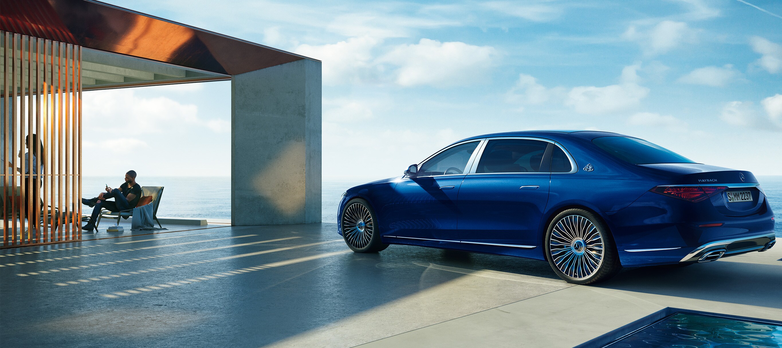 メルセデス-Maybach S-Class ４WS機構 The Mercedes-Maybach S-Class