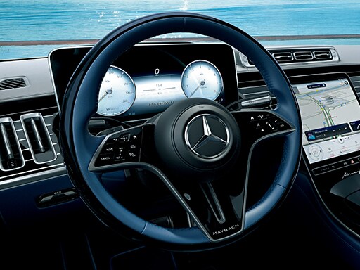 Mercedes-Maybach S-Class MANUFAKTURナッパレザーステアリング