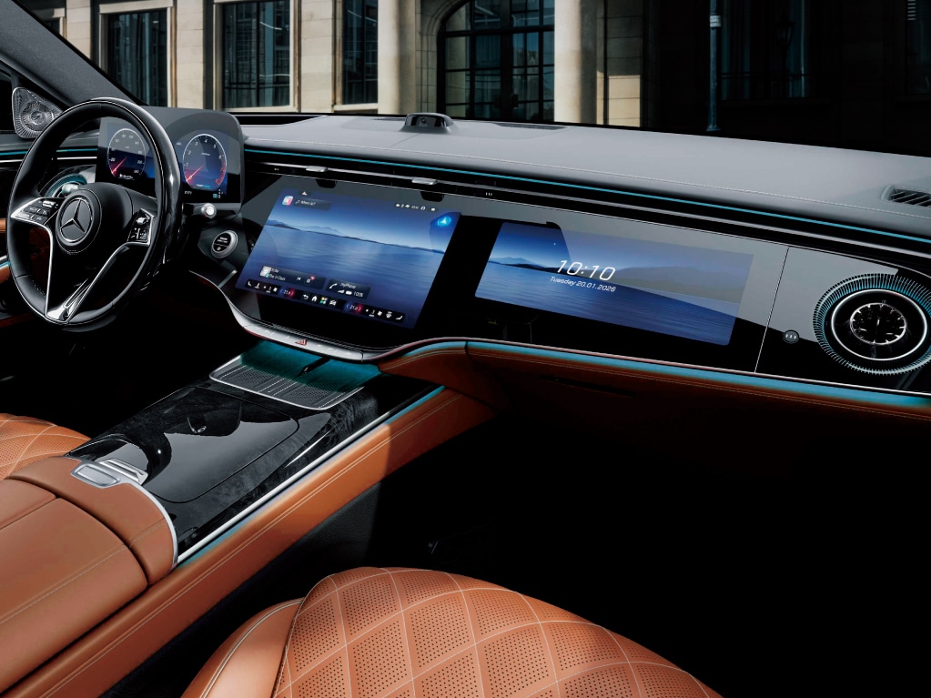 【フルセット祭り開催】ベンツ Sクラス W223　最高級超鏡面ステンレスピラー The new S-Class Sedan