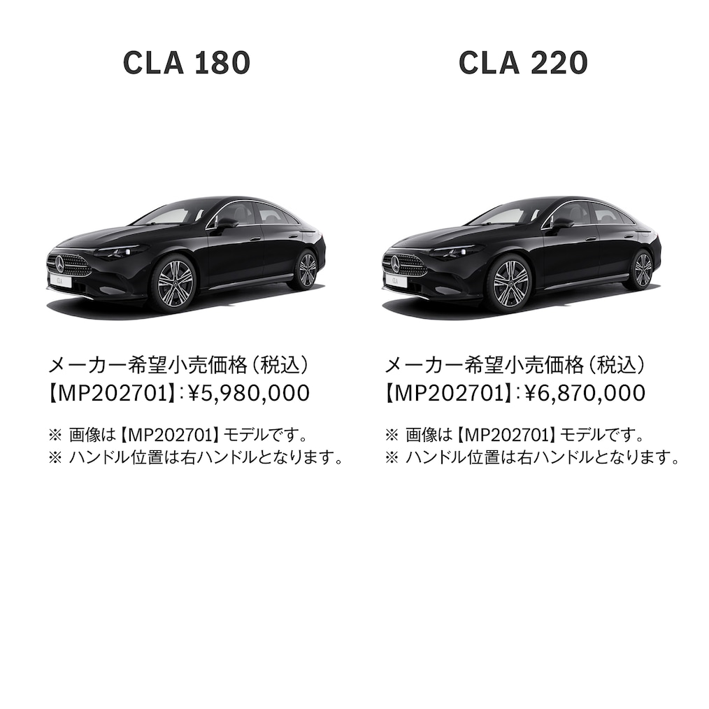 CLA ラインアップ