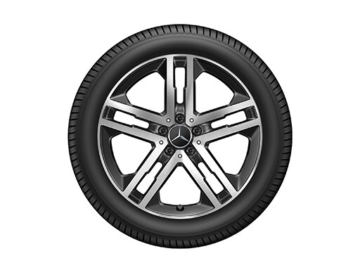 【美品】Mercedes Benz GLA 純正AMGアルミホイル 4本セット 新車外し 鍛造】メルセデスAMG W167 GLE53 GLE63 純正 22in 10J