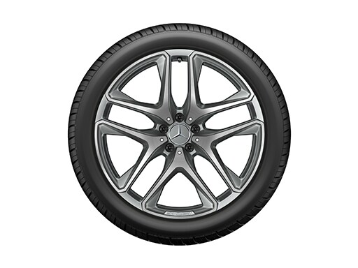 AMG21インチホイール（5ダブルスポーク）チタニウムグレー/ハイシーン