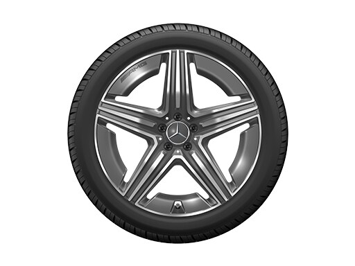 AMG21インチホイール（5ダブルスポーク）タンタルグレー/ハイシーン
