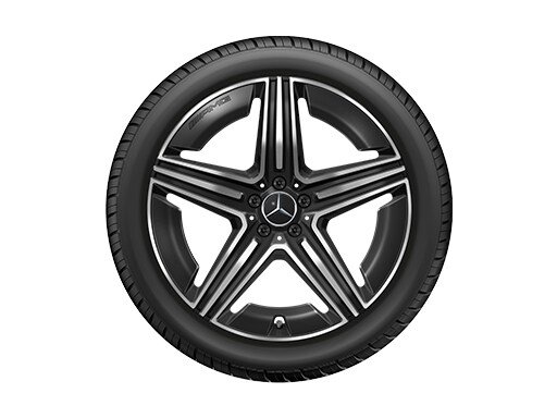 AMG21インチホイール（5ダブルスポーク）ブラック/ハイシーン