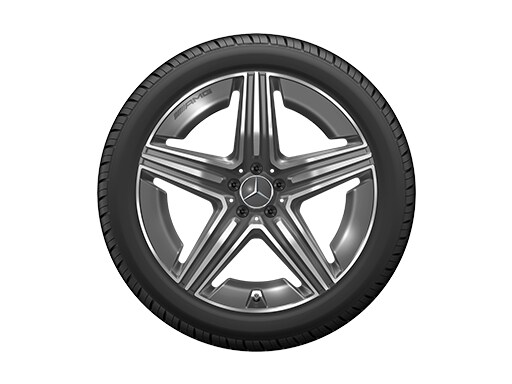 AMG21インチホイール（5ダブルスポーク）タンタルグレー/ハイシーン