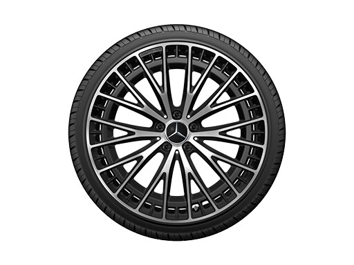 AMG21インチホイール（マルチスポーク）マットブラック/ハイシーン