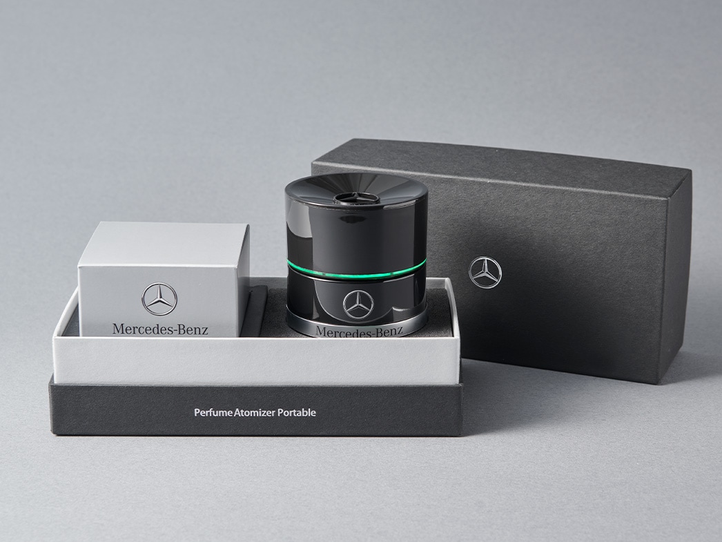 ●メルセデスベンツ　インテリアパフューム　FREESIDE MOOD　15ml　未開封品 メルセデスベンツ パフュームアトマイザーAMG#63 残量8割 サンプル付き