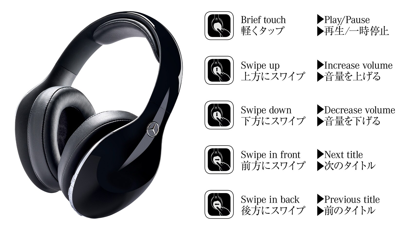 メルセデス・ベンツ ワイヤレスヘッドホン