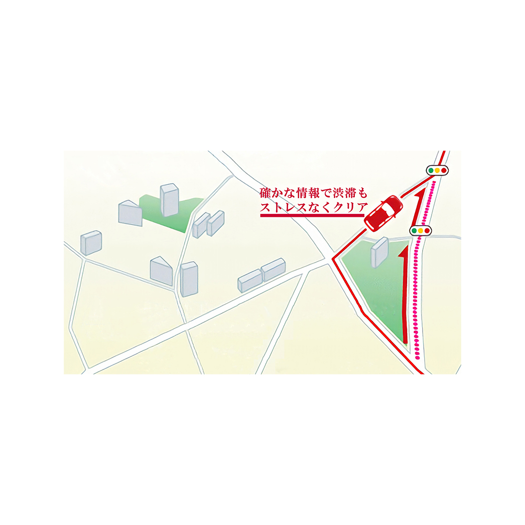 最新のVICS※情報に対応 最新のVICS※情報に対応