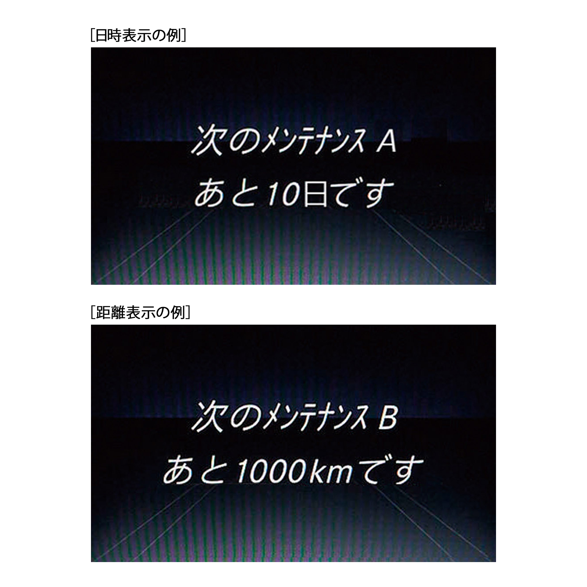 メンテナンスインジケーター メンテナンスインジケーター