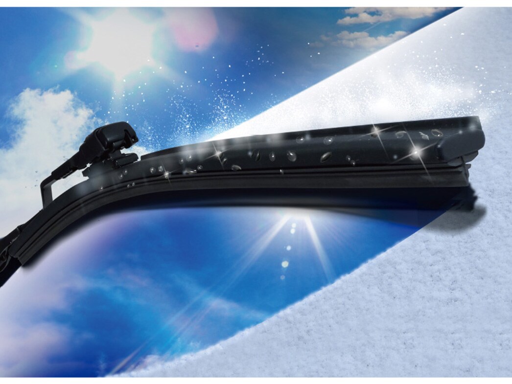 シリコンワイパーブレードでクリアな視界を確保