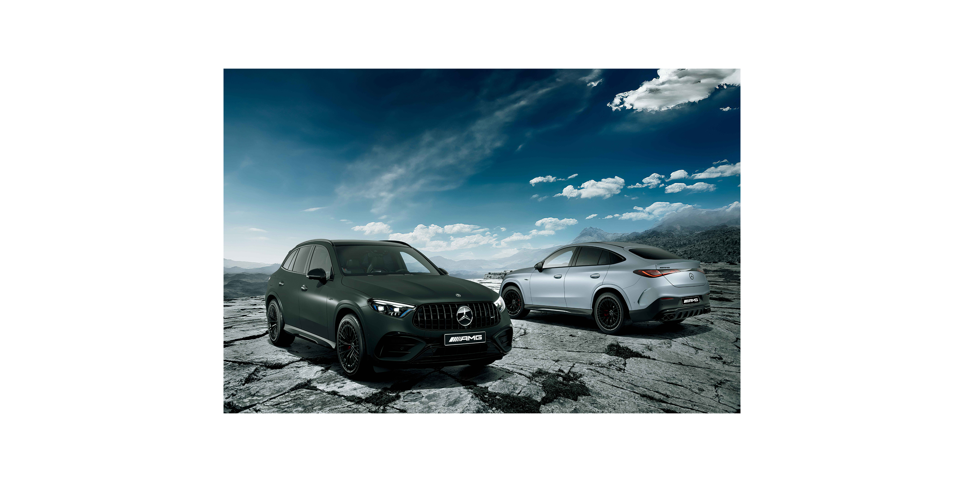 Mercedes-AMG GLC 43 4MATIC Edition Dynamic + Mercedes-AMG GLC 43 4MATIC Coupé Edition Dynamic + Mercedes-AMG GLC 43 4MATIC Edition Dynamic + Mercedes-AMG GLC 43 4MATIC Coupé Edition Dynamic +