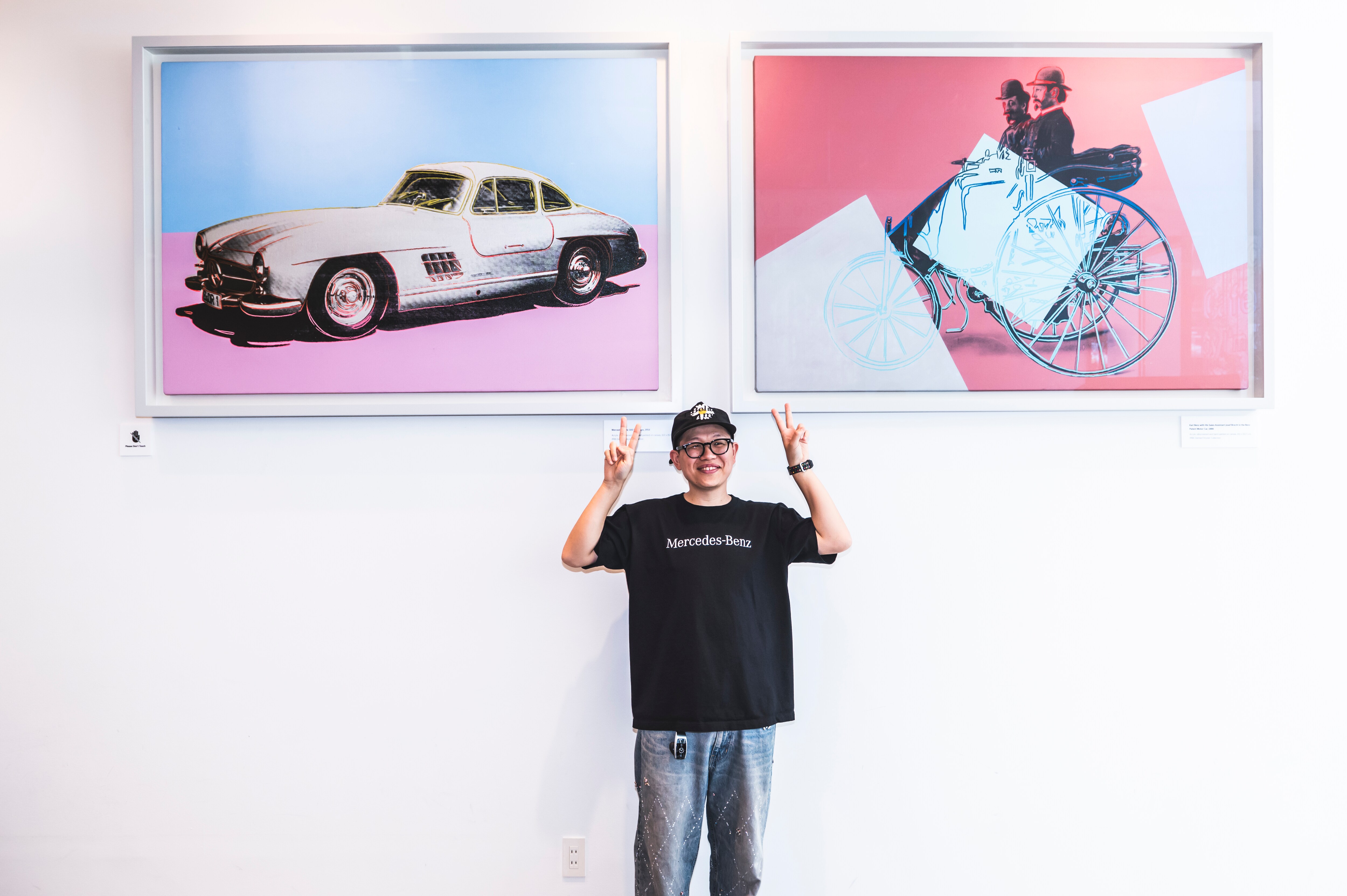 ポップアートの巨匠アンディ・ウォーホルが描いたメルセデス・ベンツ