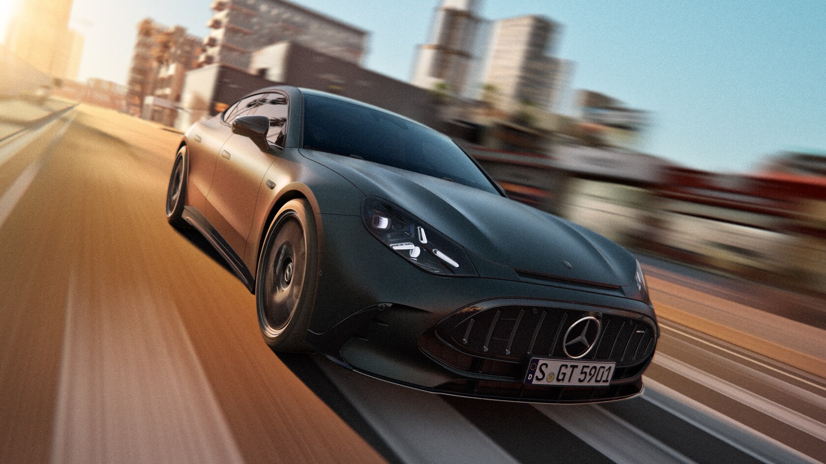 The all-new Mercedes-AMG GT 4-Door Coupé