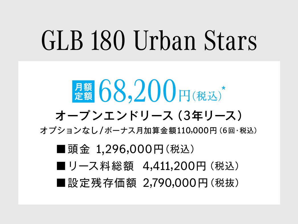 GLB Urban Stars 月額プラン