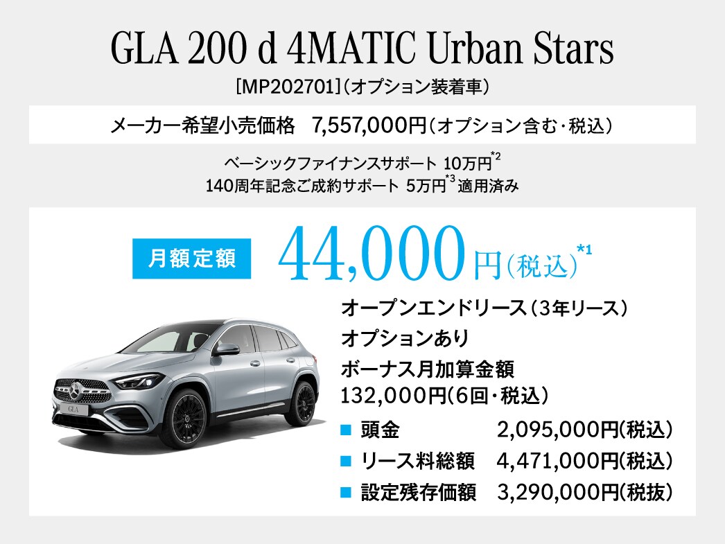 GLA Urban Stars 月額プラン