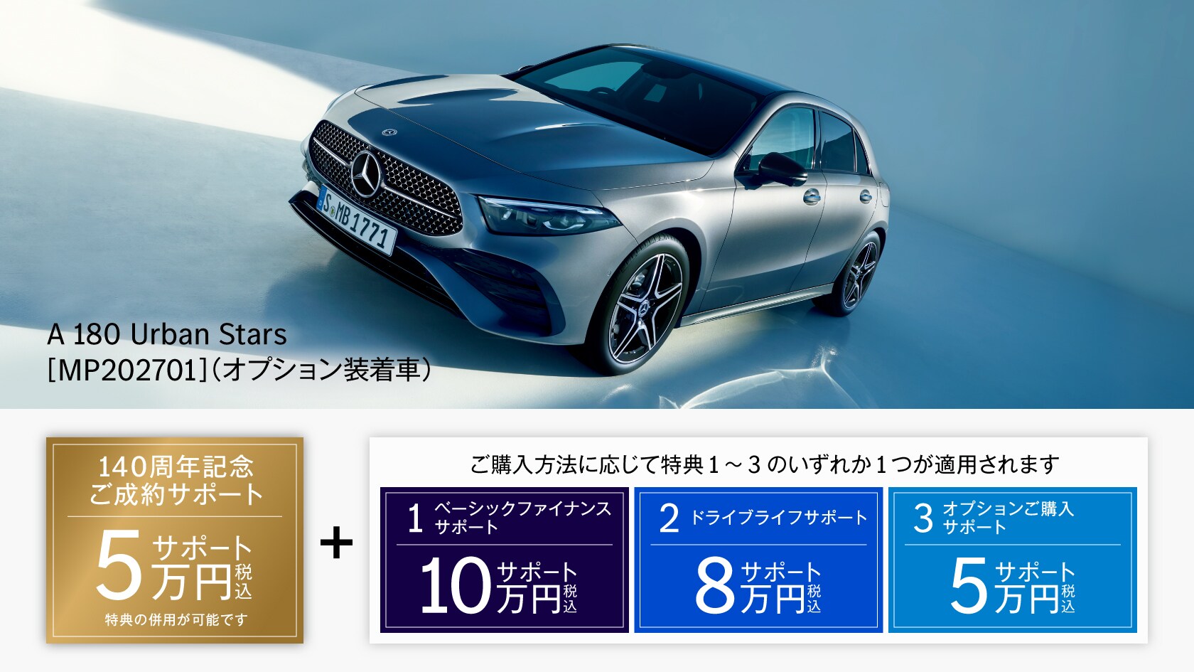 新車ご購入サポート