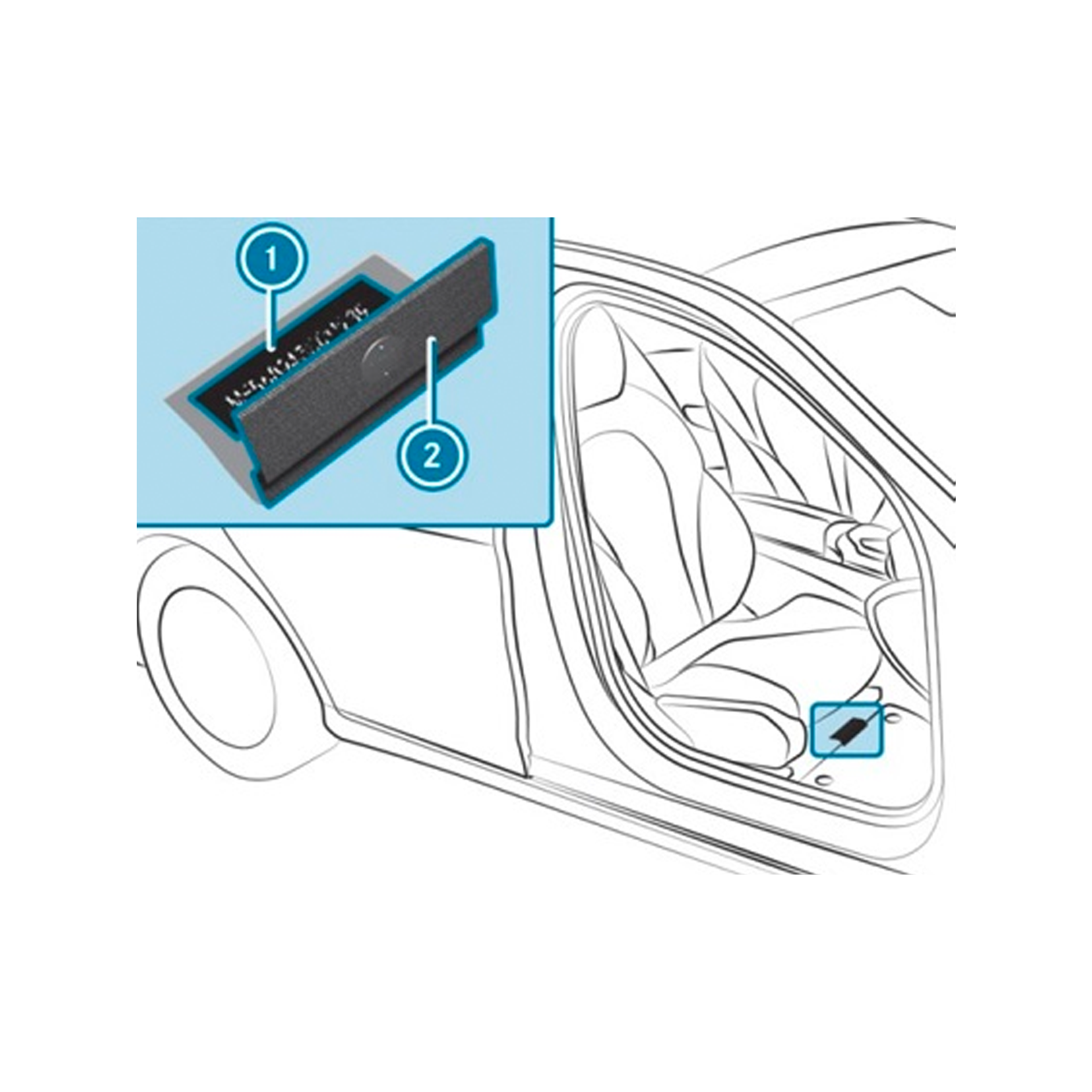 車台番号の確認方法3 車台番号の確認方法3
