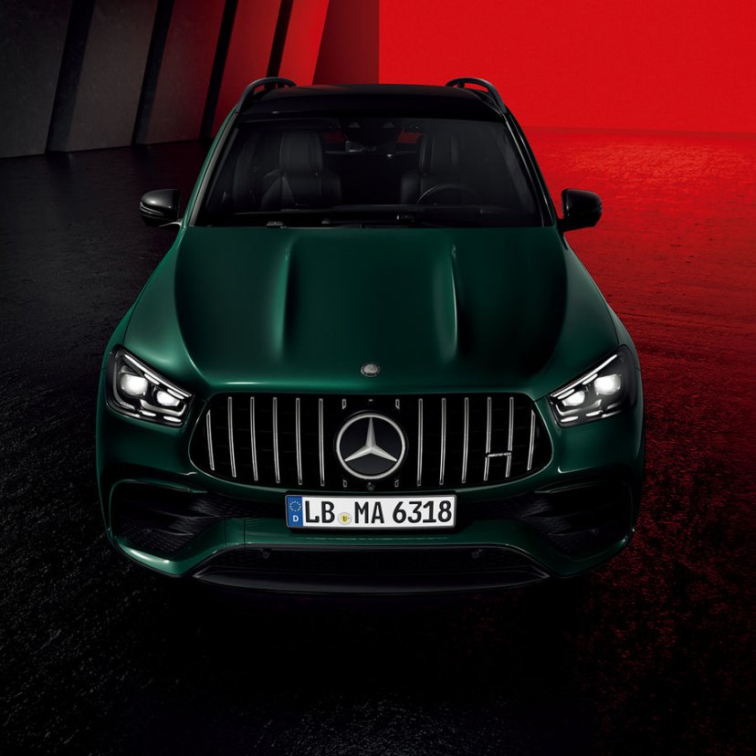 メルセデスベンツ AMG GLE43 エンブレム 艶消し黒 マット